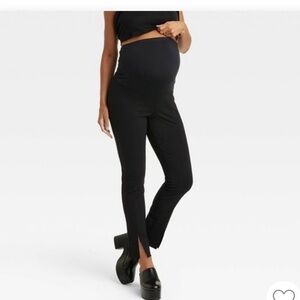 Isabel Maternity Black High-Waisted leggings size L